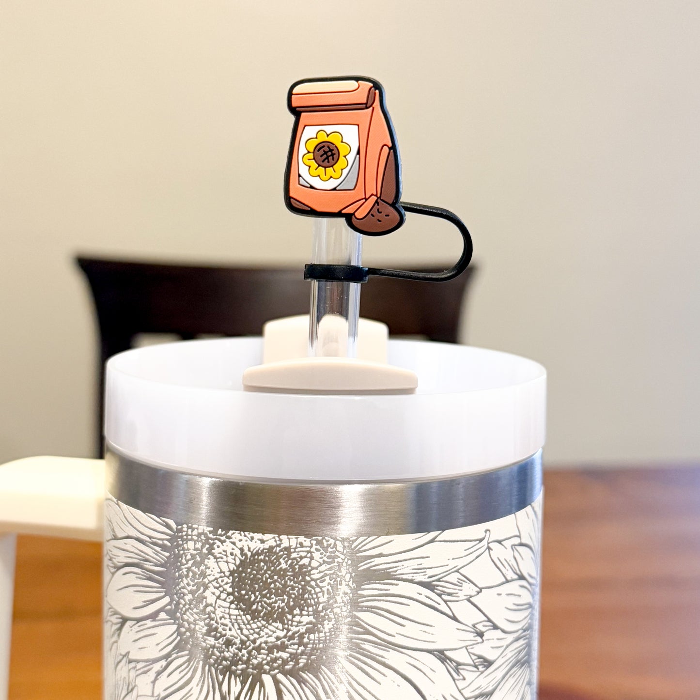Plant & Mushroom Themed Straw Toppers for Tumblers | Fits 10mm Straws
