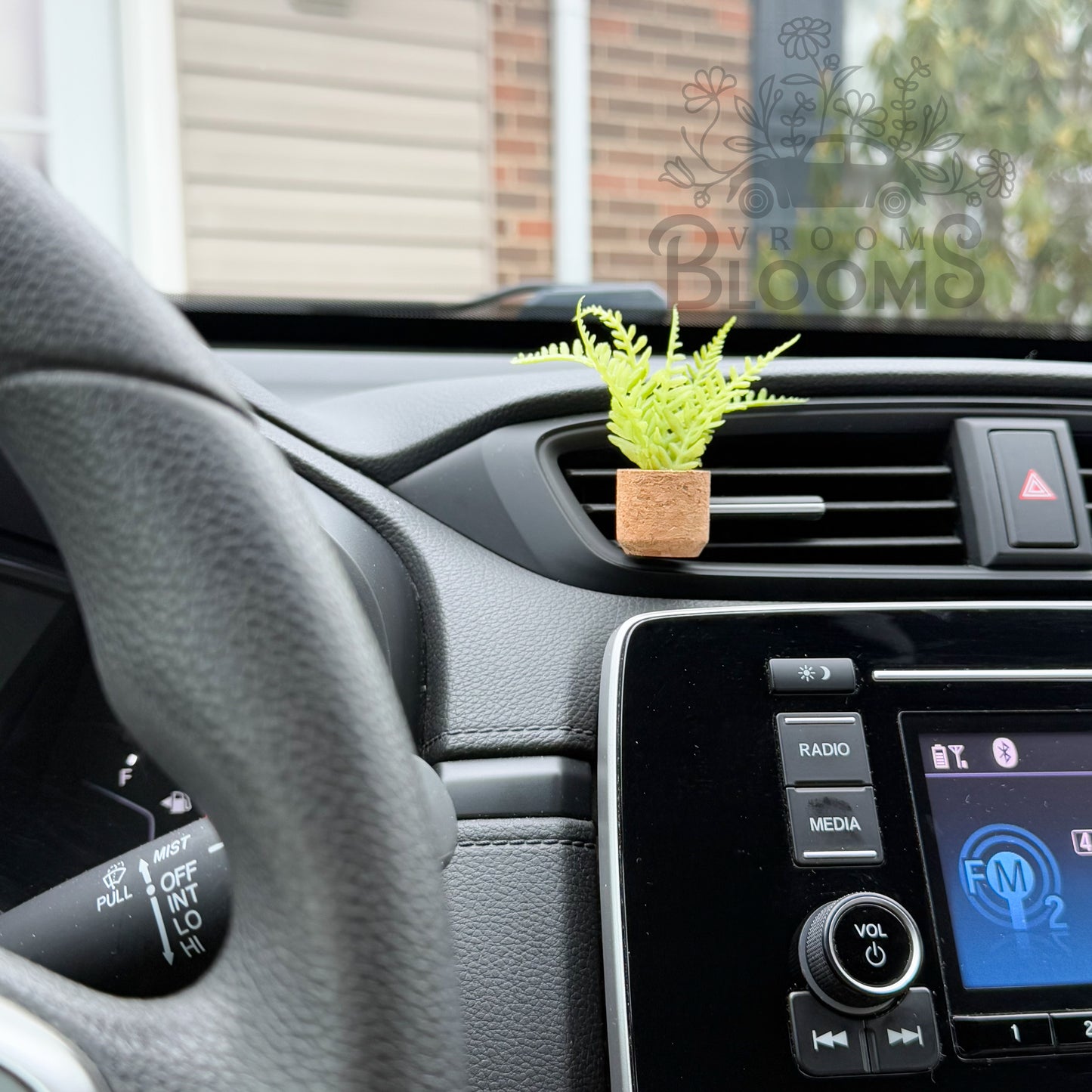Fern Vent Clip Car Air Freshener Diffuser | Reusable & Handmade in the USA