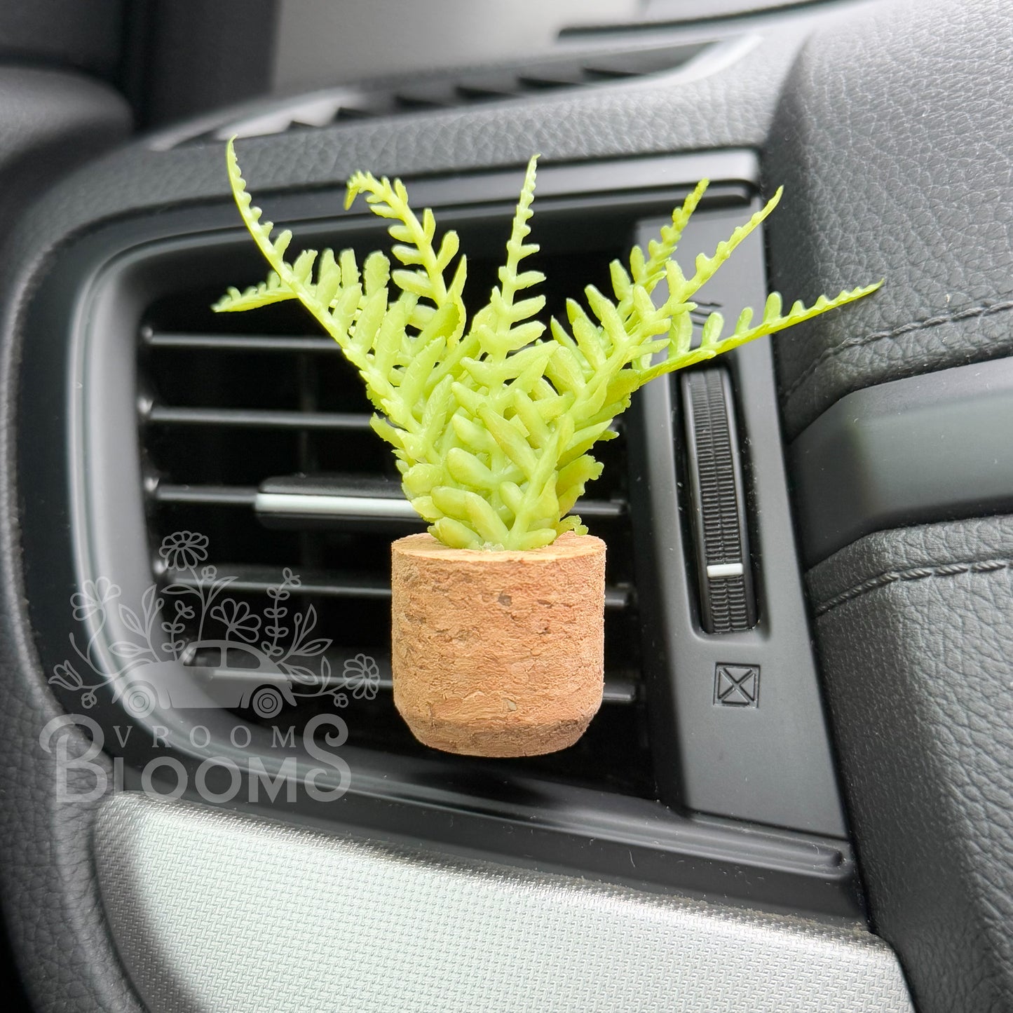Fern Vent Clip Car Air Freshener Diffuser | Reusable & Handmade in the USA