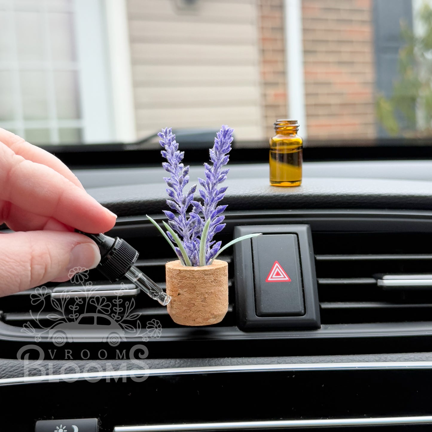 Lavender Car Air Freshener Diffuser | Reusable & Handmade in the USA