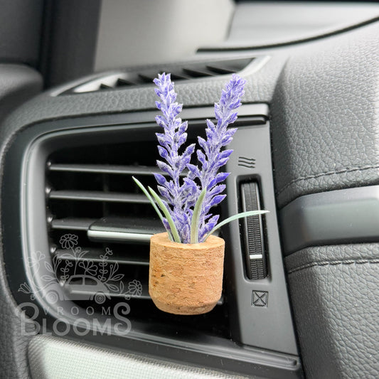 Lavender Car Air Freshener Diffuser | Reusable & Handmade in the USA