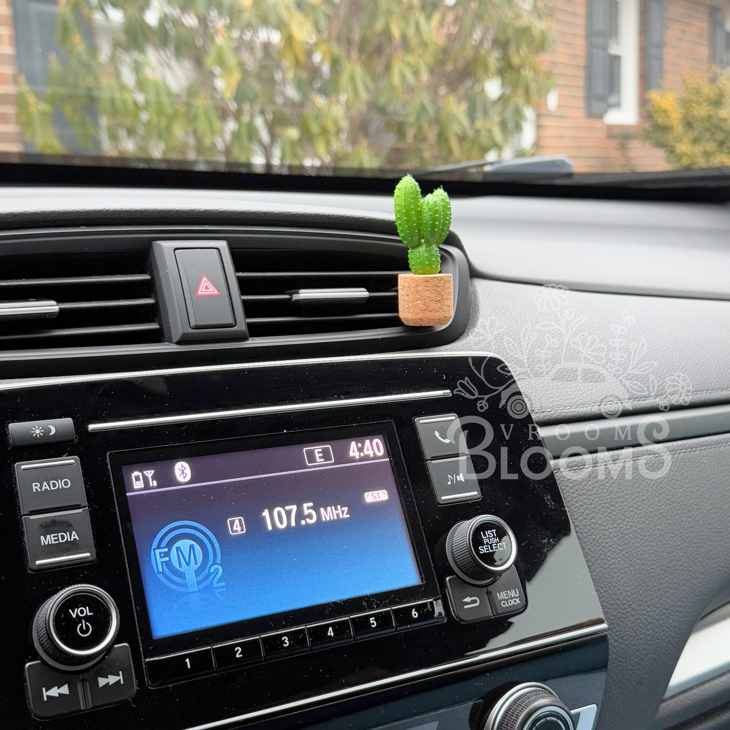 Cactus Vent Clip Car Air Freshener Diffuser | Reusable & Handmade in the USA