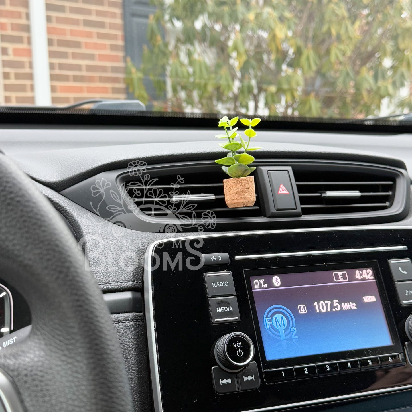 Eucalyptus Plant Vent Clip Car Air Freshener Diffuser | Reusable & Handmade in the USA