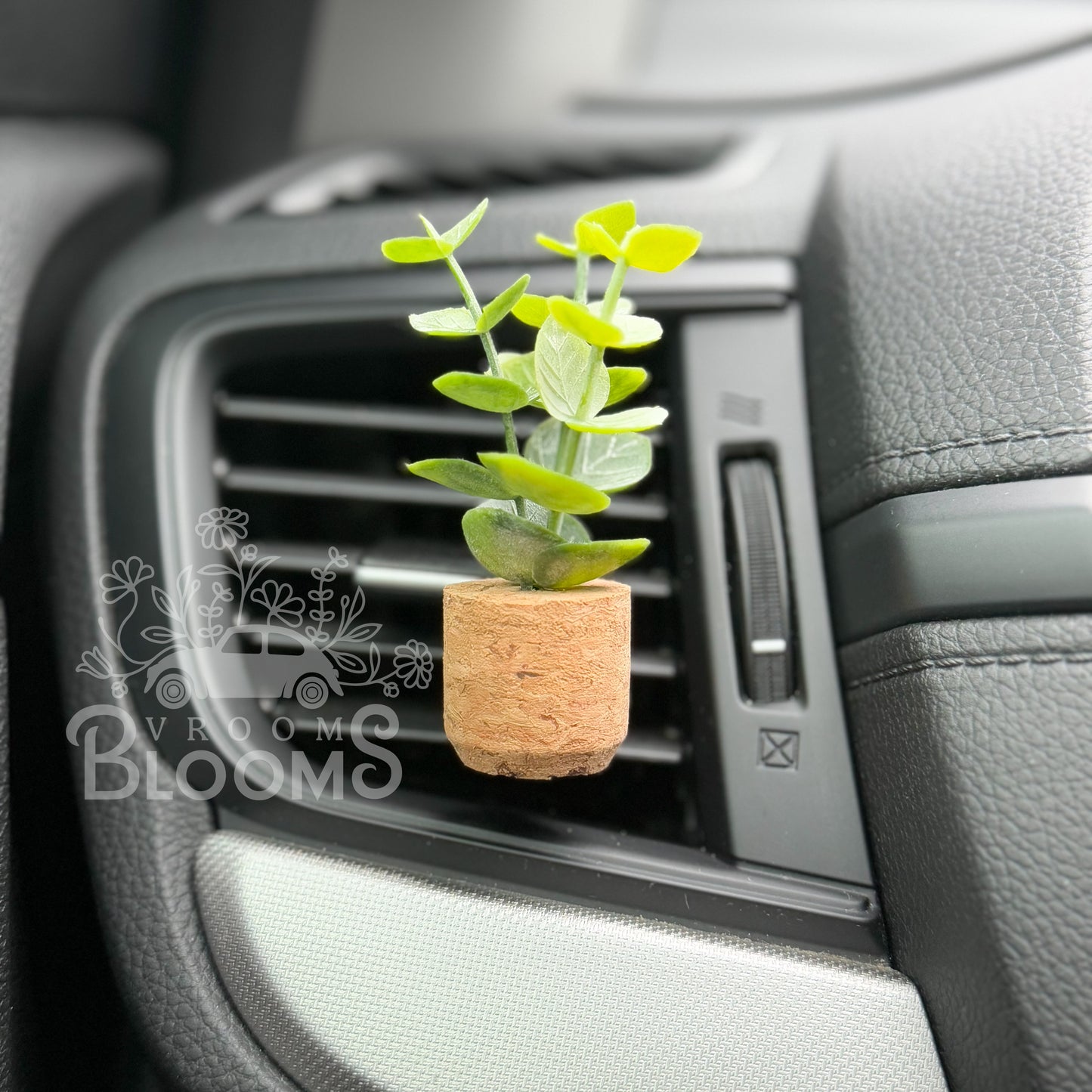 Eucalyptus Plant Vent Clip Car Air Freshener Diffuser | Reusable & Handmade in the USA