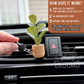 Sunflower Vent Clip Car Air Freshener Diffuser | Reusable & Handmade in the USA