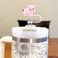 Country Farm Themed Straw Toppers for Tumblers | Fits 10mm Straws