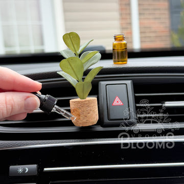 Fiddle Fig Leaf Plant Vent Clip Car Air Freshener Diffuser | Reusable & Handmade in the USA