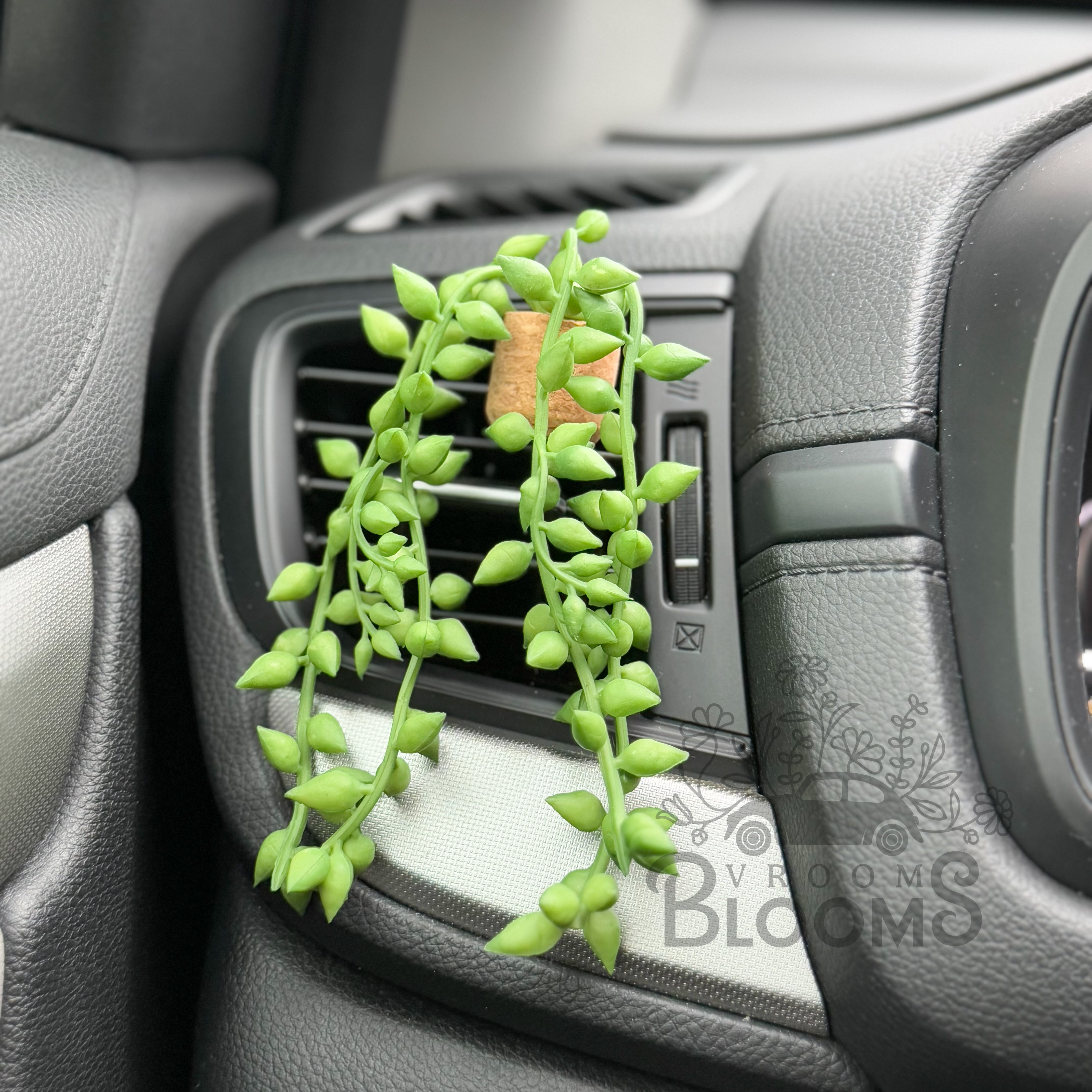 Hanging Vine Vent Clip Car Air Freshener Diffuser | Reusable & Handmade in the USA