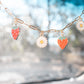 Chain Car Charm  - Strawberries & Daisies
