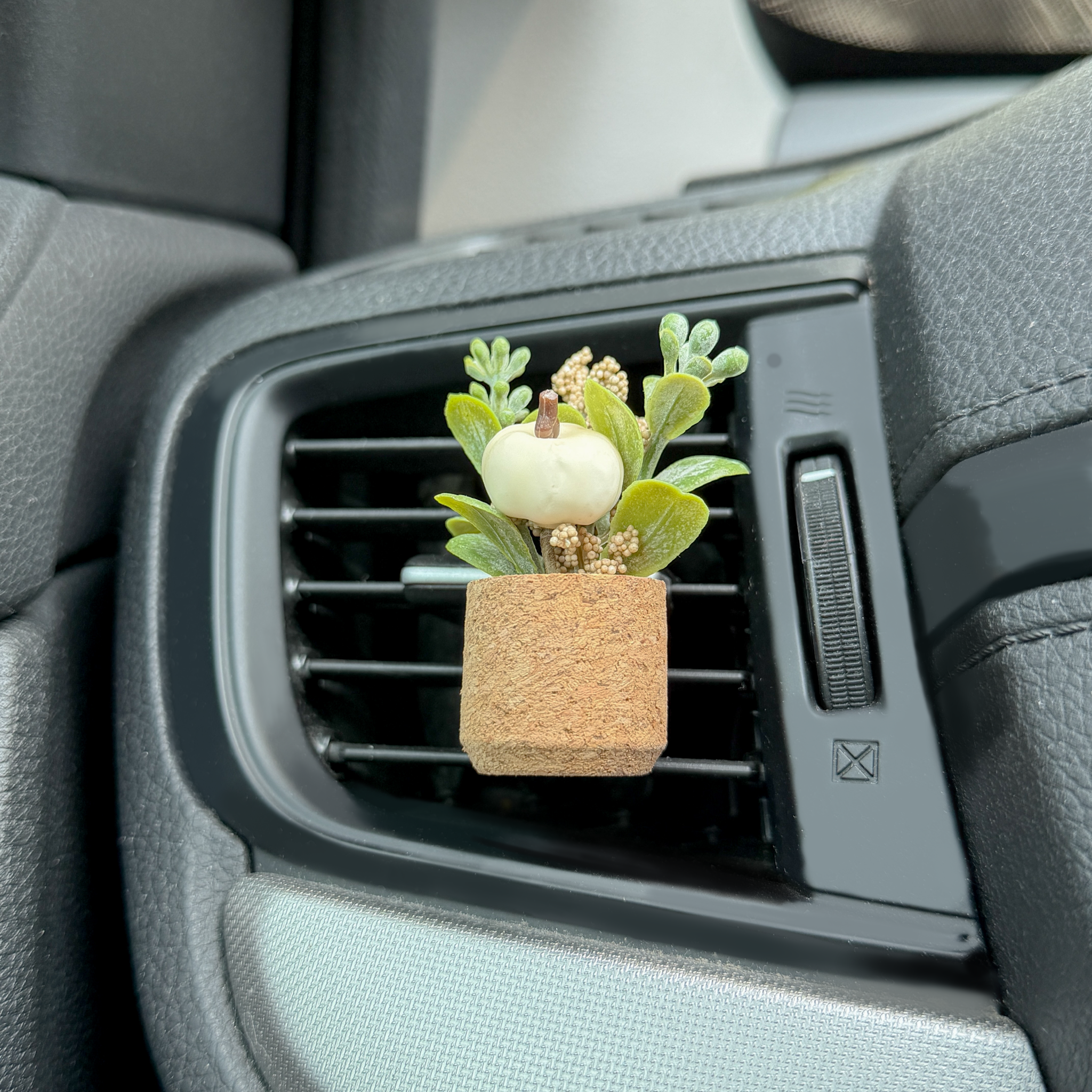 Fall Autumn Plant Vent Clip Car Air Freshener Diffuser | Reusable & Handmade in the USA