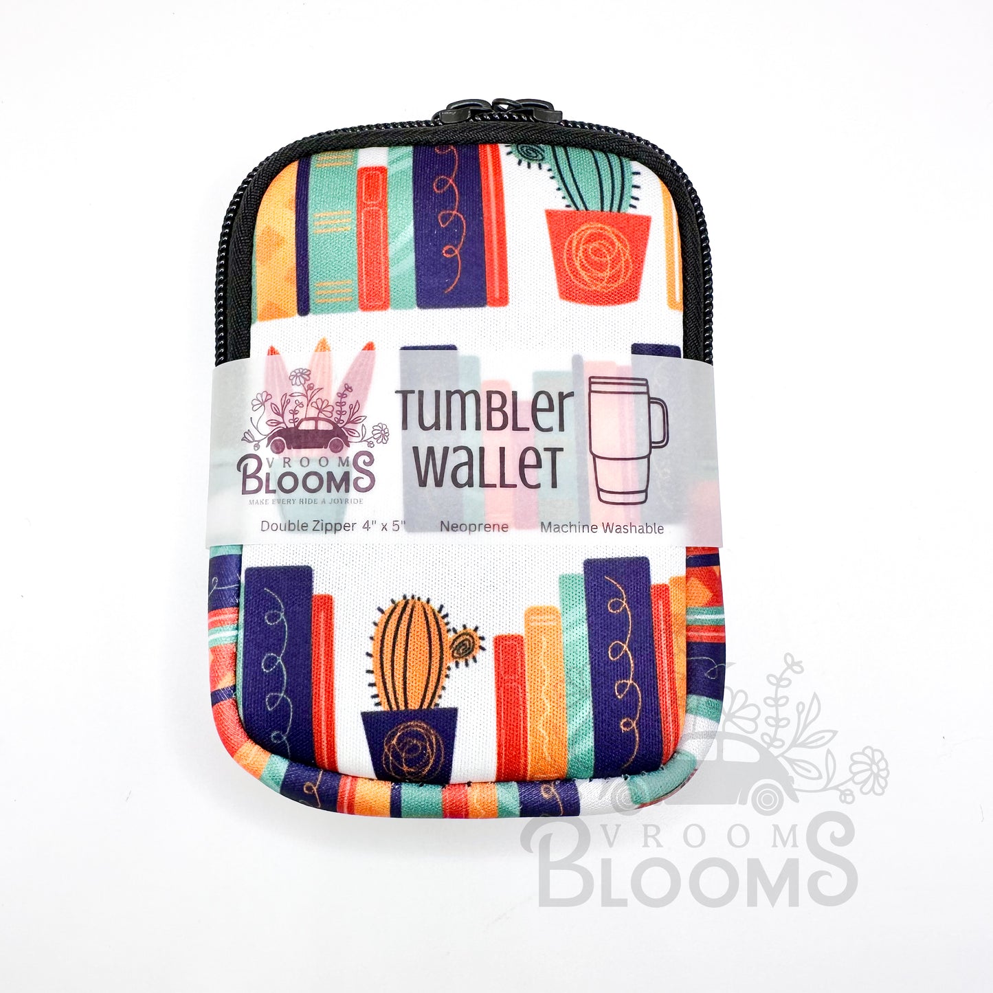 Tumbler Wallet Zipper Pouch - Multiple Patterns