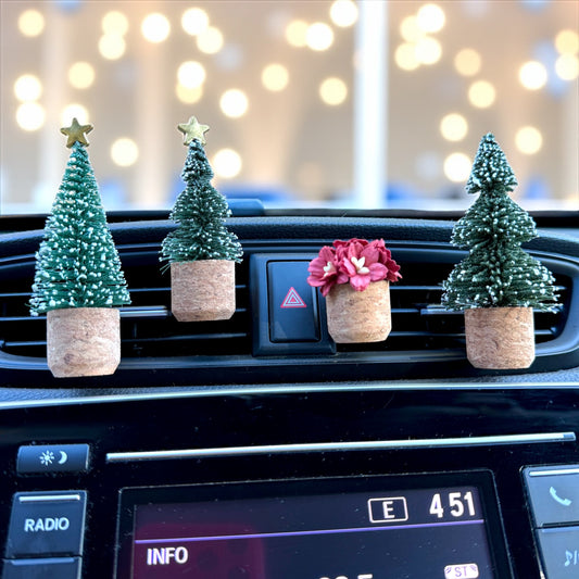 Christmas Vent Clip Car Air Freshener Diffuser | Reusable & Handmade in the USA