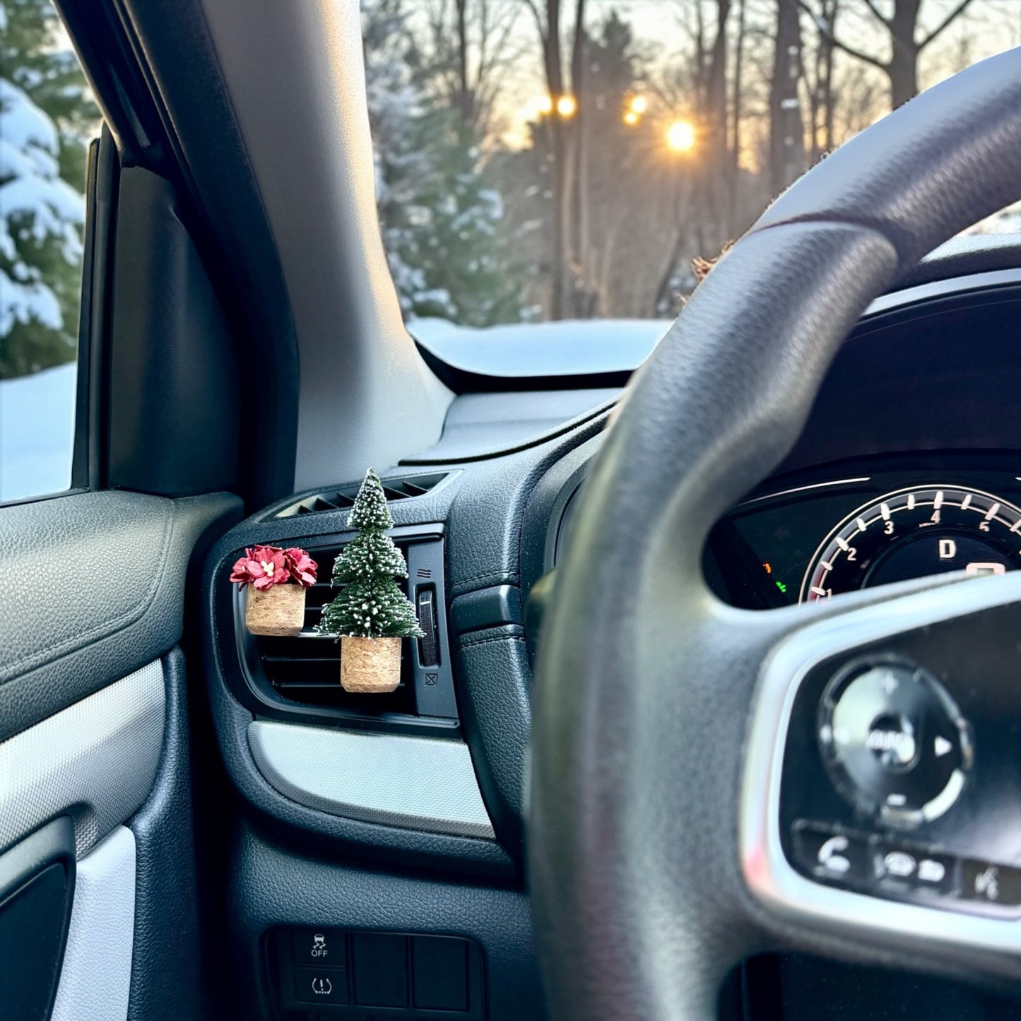 Christmas Vent Clip Car Air Freshener Diffuser | Reusable & Handmade in the USA